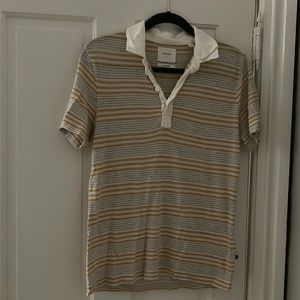 Billy Reid Sz S Cotton Cashmere polo